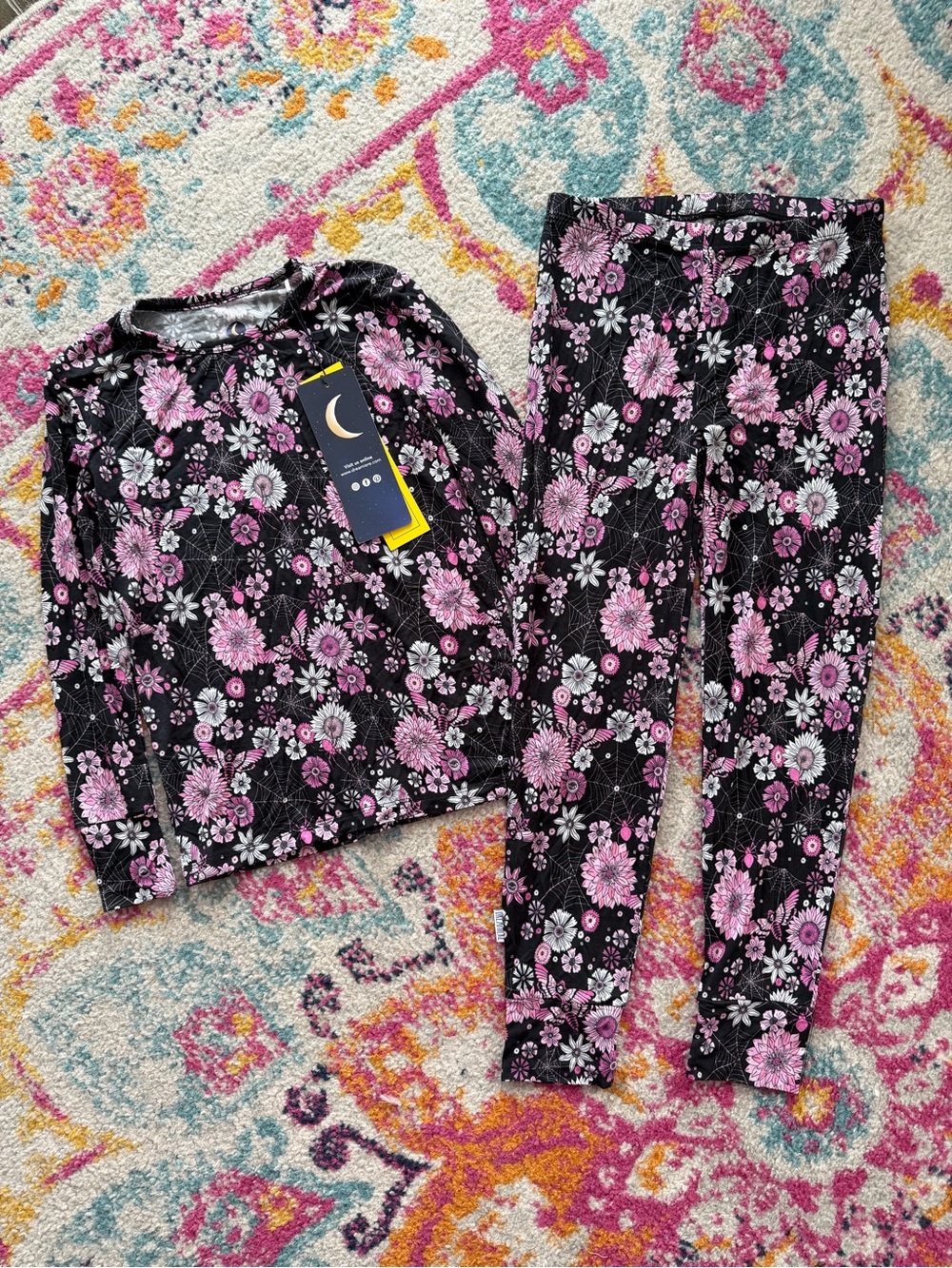 Girls' NWT Halloween bamboo pjs